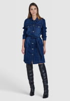 Kleid aus Blue Denim