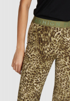 Easy kick leopard look trousers