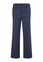 Pinstripe pants in viscose blend