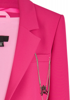 Blazer in fließender Optik mit Kette