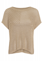Pullover aus Lurex-Ajour