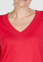 V-neck sweater made of high-quality cotton-cashmere