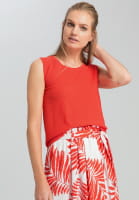 Basic knitwear top with fine structure