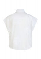 Bestickte Hemdbluse ohne Arm