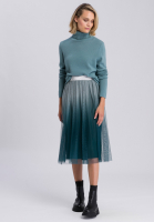 Midi skirt with organic gradient