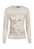 Pullover mit Strassmotiv