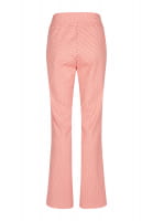 Flared pants in graphic jacquard