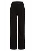 Bundfaltenhose mit Nadelstreifenmuster