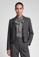 Verkürzter Blazer mit Glencheck