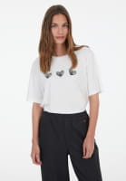 T-Shirt mit Herz Print