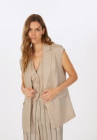 Blazer jacket in shimmering linen