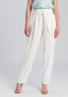 Paper bag trousers made from easy care material