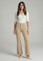 Shirt with decorative buttons