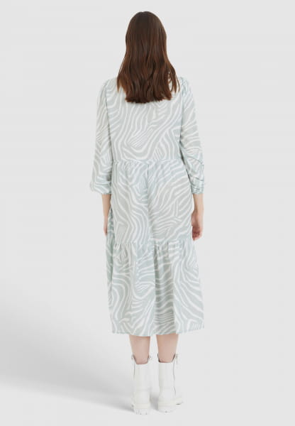 Midikleid mit Zebraprint