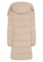 Puffer coat with hood