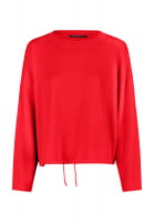 Cropped sweater made of high-quality cotton-cashmere