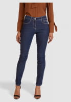 Skinny jeans in dark blue denim