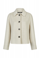 Cropped wool jacket
