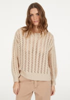 Pullover mit offener Struktur