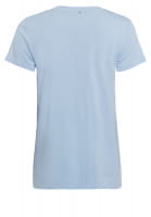 T-shirt with decorative neckline trim