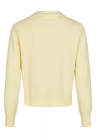 Cardigan with contrasting stripes