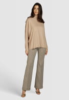 Rollkragenpullover im Basic-Stil