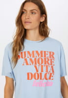 T-Shirt mit SUMMER AMORE Print