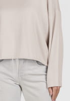 Cropped sweater made of high-quality cotton-cashmere