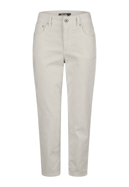 Cropped Relaxed Fit Hose aus Cord