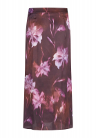 Floral-print skirt
