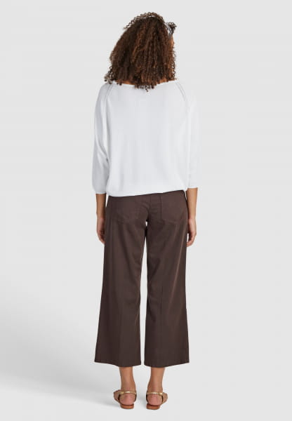 Raglan jumper with round neck