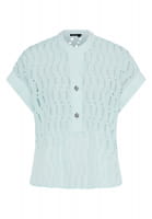 Blouse made from eyelet embroidery