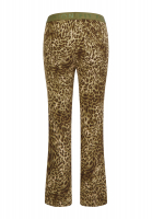 Easy kick leopard look trousers