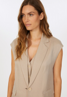 Blazer jacket in shimmering linen