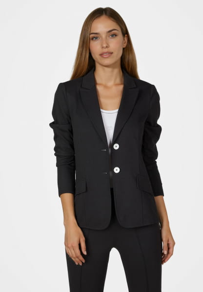 Blazer aus strukturiertem Jersey