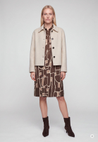 Cropped wool jacket