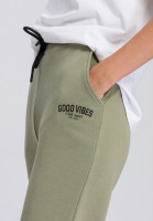 Lounge pants with small slogan detail