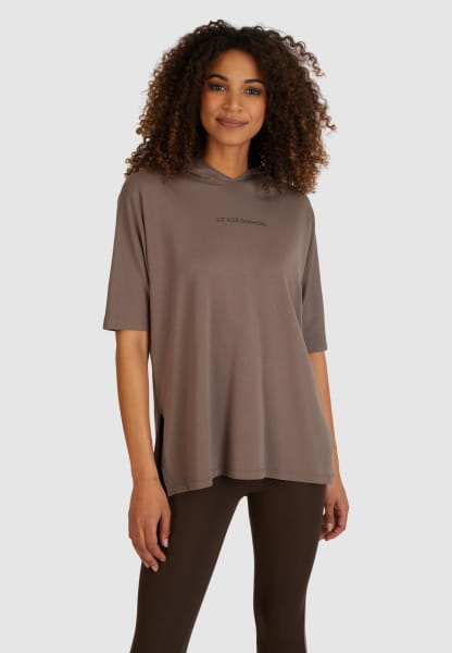Marc Aurel Long Shirt brown flecked elegant Fashion Shirts Long Shirts 