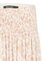 Midi skirt with giraffe print