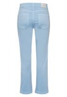 Cropped flared jeans with decorative rivets