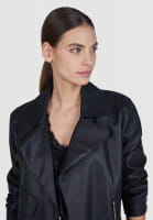 Leather-look jacket