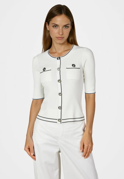 Pullover mit Kontrastdetails