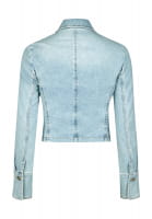 Jeansjacke aus leichtem Blue Denim mit Lyocellanteil
