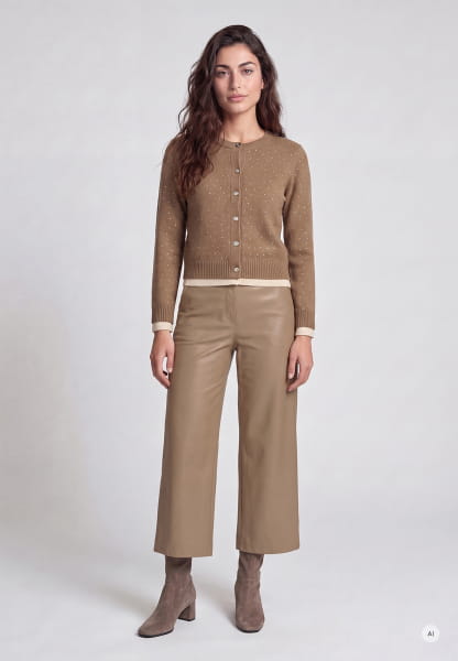 Hose aus weichem Faux Leather
