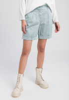 Shorts textured cotton with mesh ribbon