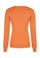 V-Ausschnitt-Pullover im Basicstil