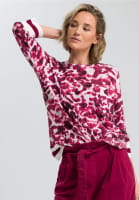Sweaters with batik print