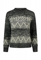 Sweater with abstract pattern