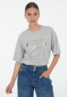 T-shirt with foil print