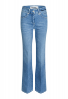 Flared Jeans aus Blue Denim